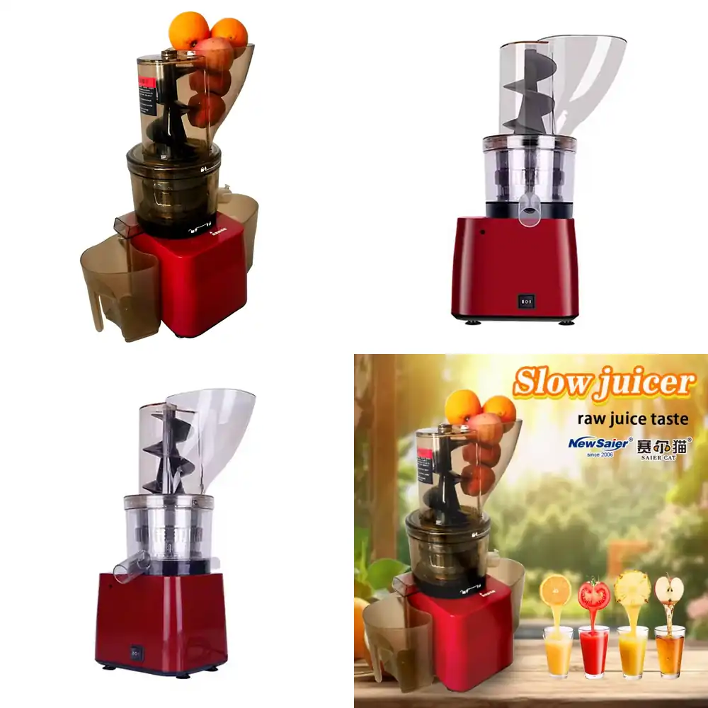 Cold Press Juicer - Stainless Steel Machine Fruit Vegetable Juicers