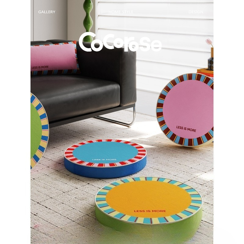 Meditation Cushion Zafu - Round Colorful Floor Meditation Cushion, Zafu