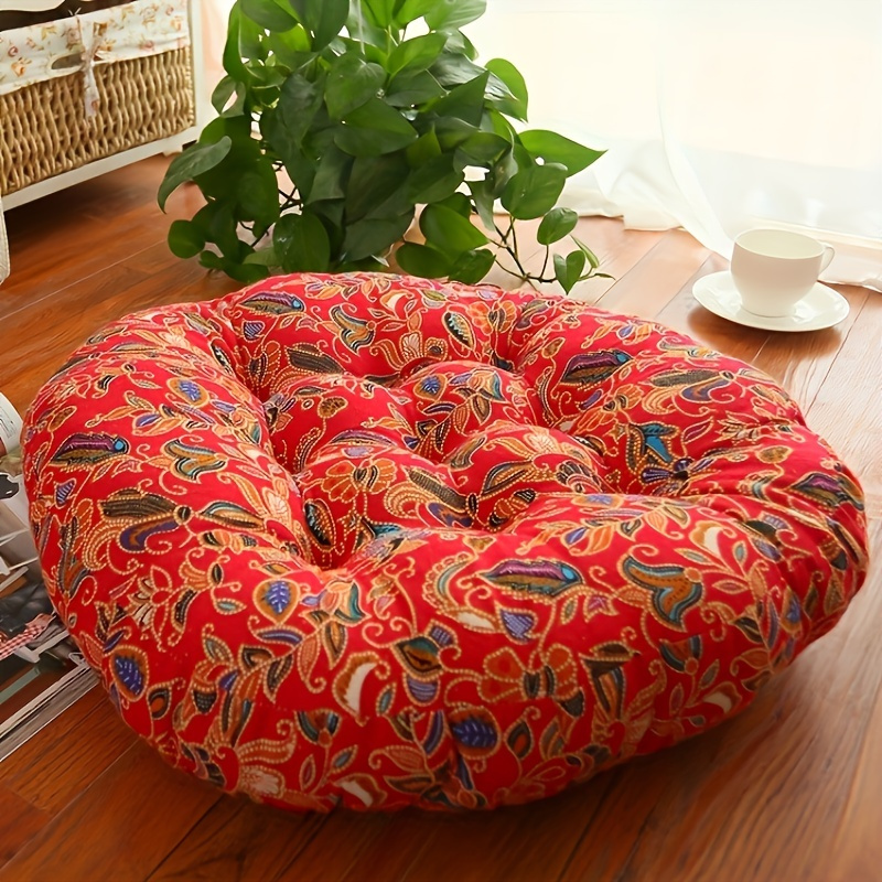 Round Floor Cushion Pillow Thi - Meditation Cushion Zafu 评论和价格