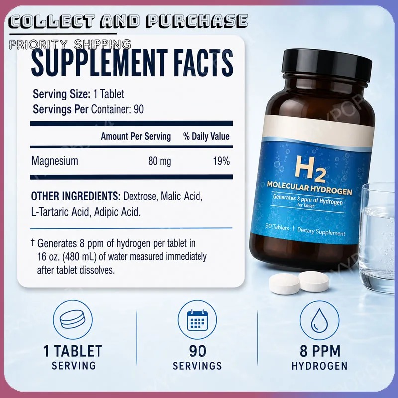Molecular Hydrogen H2 Tablets  - Health Wellness & Nutrition Center Llc 评论和价格