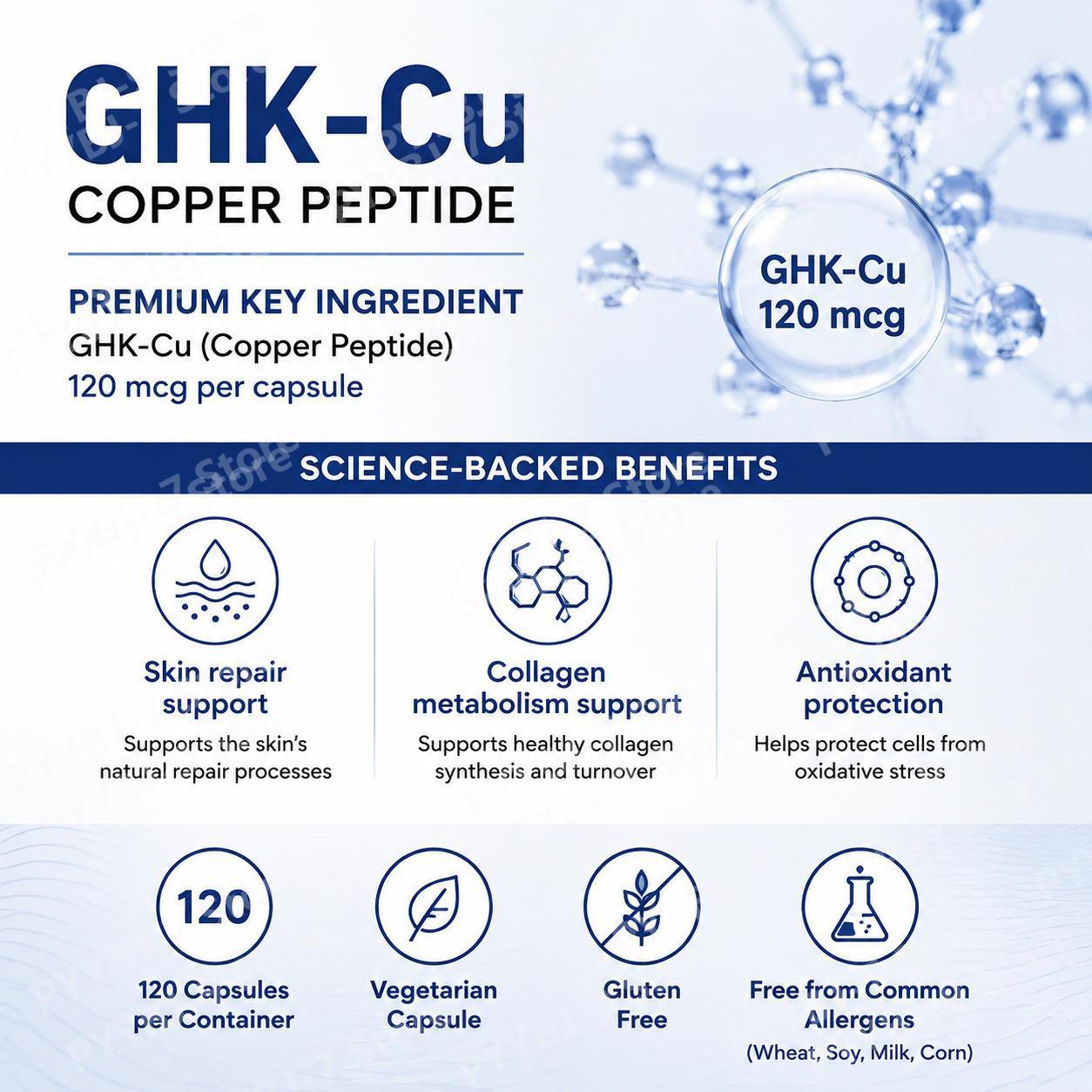 GHK-Cu Copper Peptide Suppleme - Health Wellness & Nutrition Center Llc 评论和价格
