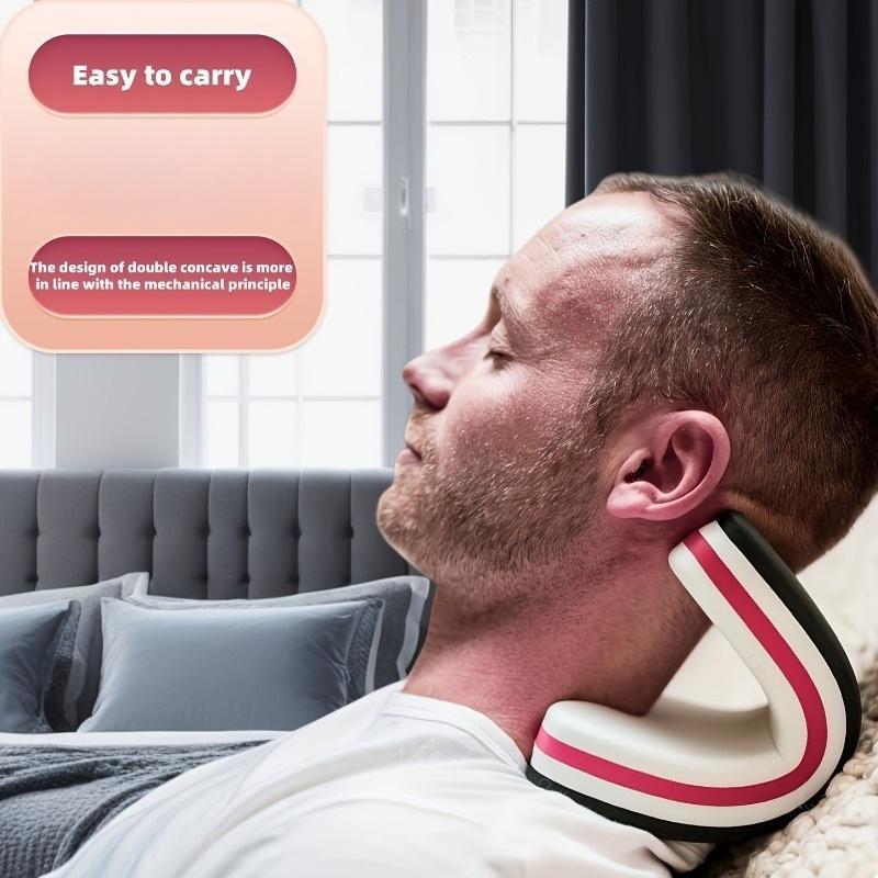 1Pcs Portable Cervical Massage - Neck Traction Pillow 评论和价格