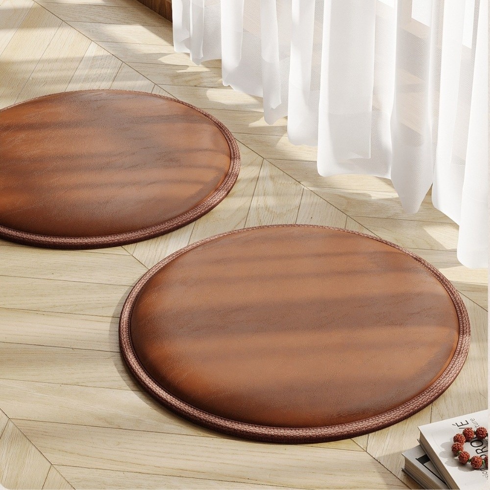 Zafu Thick Leather Cushion Sof - Meditation Cushion Zafu 评论和价格