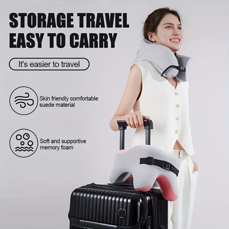 Memory Foam U‑Shape Neck Pillo - Neck Traction Pillow 评论和价格