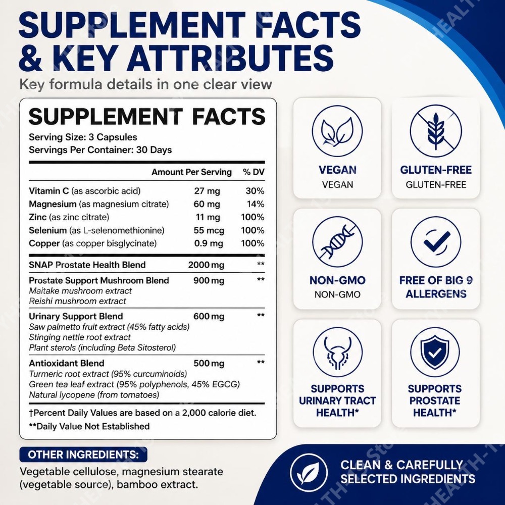 SOLO TREE Prostate Health Caps - Health Wellness & Nutrition Center Llc 评论和价格