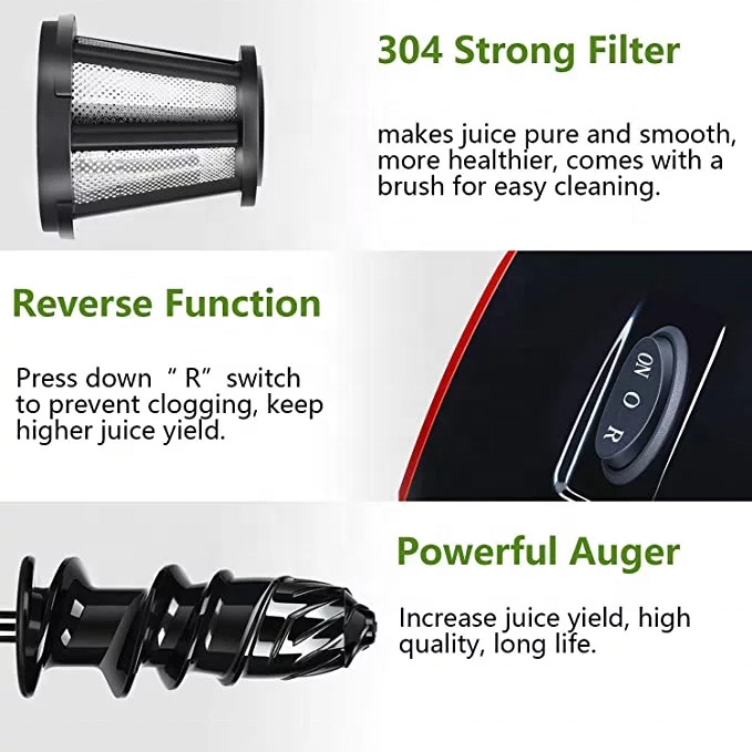 High Quality Design Factory Wh - Cold Press Juicer 评论和价格