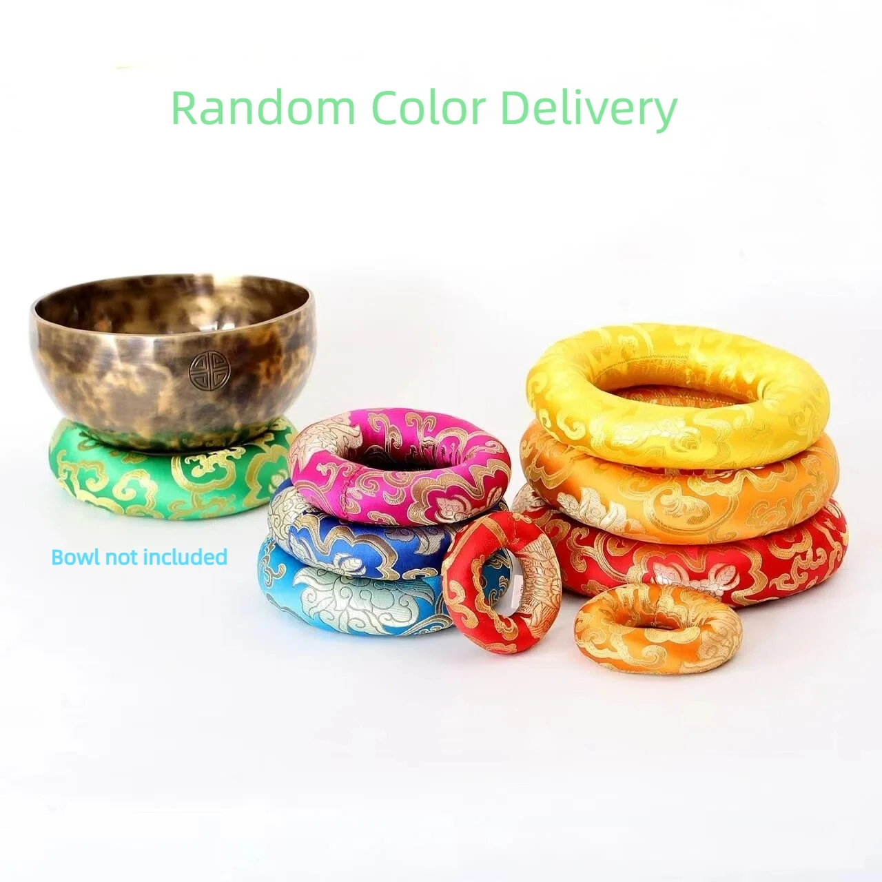 1 Pc Silk Brocade Cushion Pill - Meditation Cushion Zafu 评论和价格