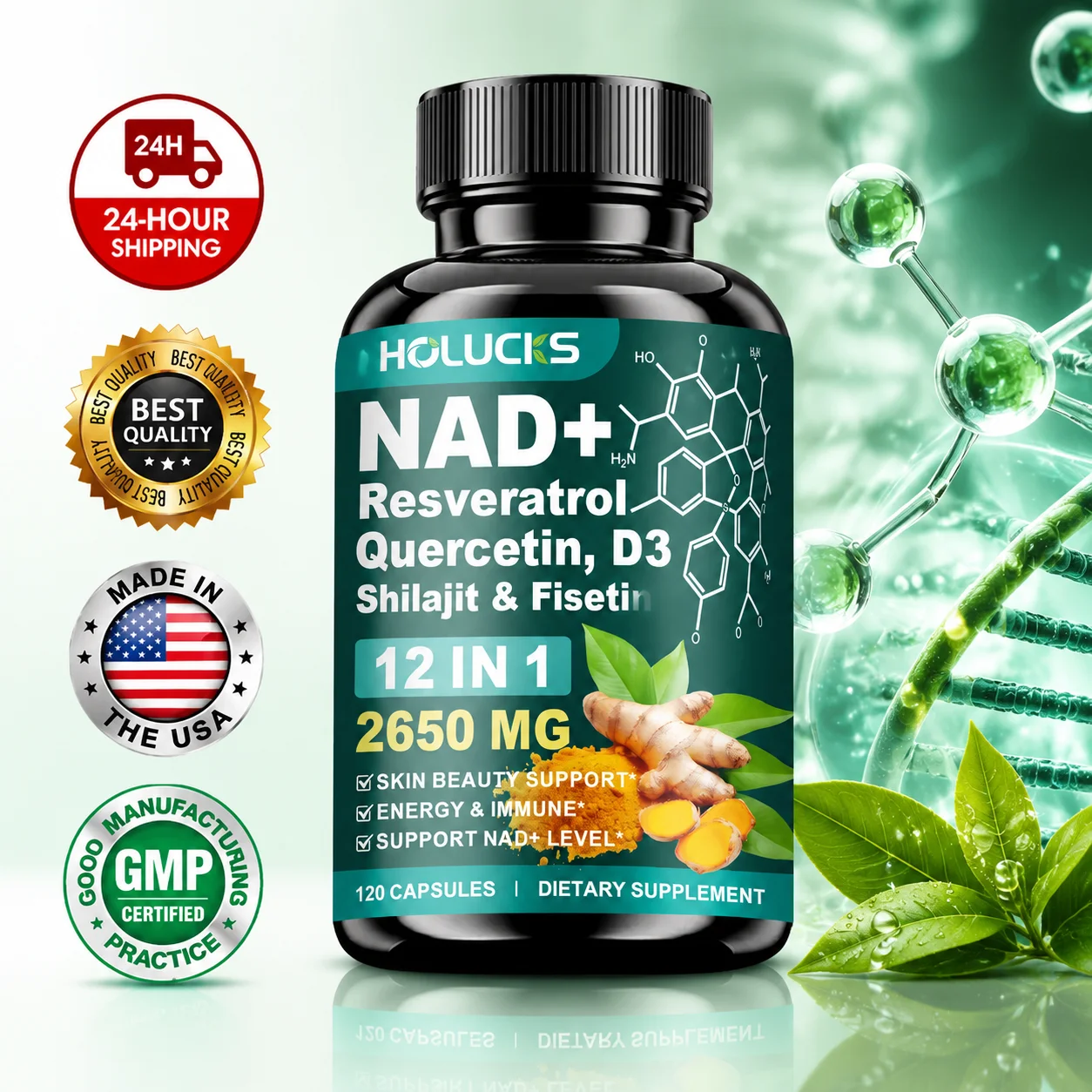 High Potency NAD+ Supplement,  - Health Wellness & Nutrition Center Llc 评论和价格